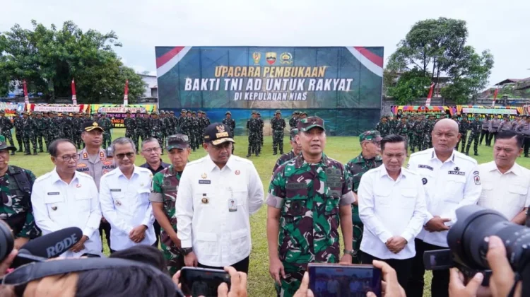 Pangdam  I/BB menghadiri Upacara Pembukaan Bakti TNI AD untuk Rakyat Tahun 2026.