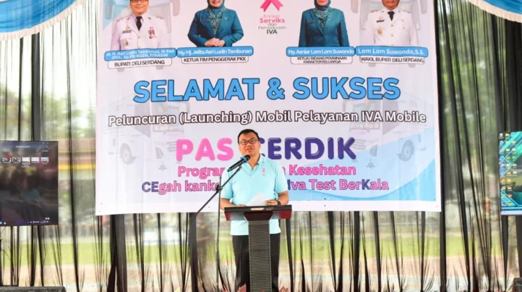 Deli Serdang Luncurkan Mobil Pelayanan IVA Mobile