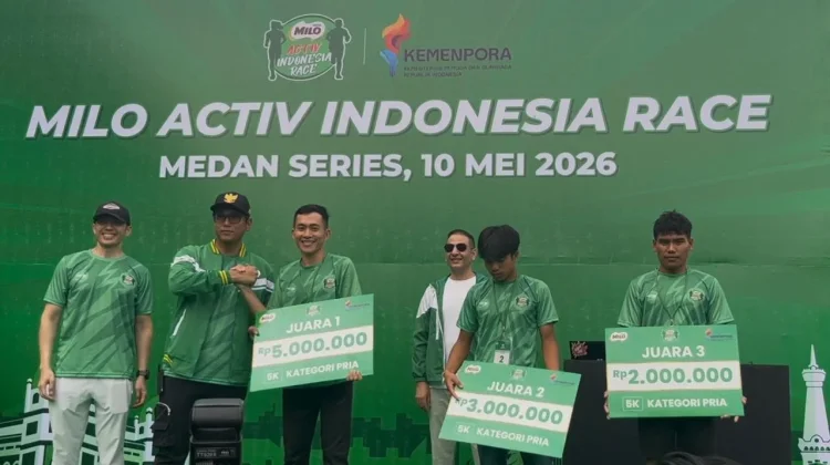 Lepas Ribuan Pelari, Rico Dorong Gaya Hidup Sehat dan Medan Jadi Sport Touris