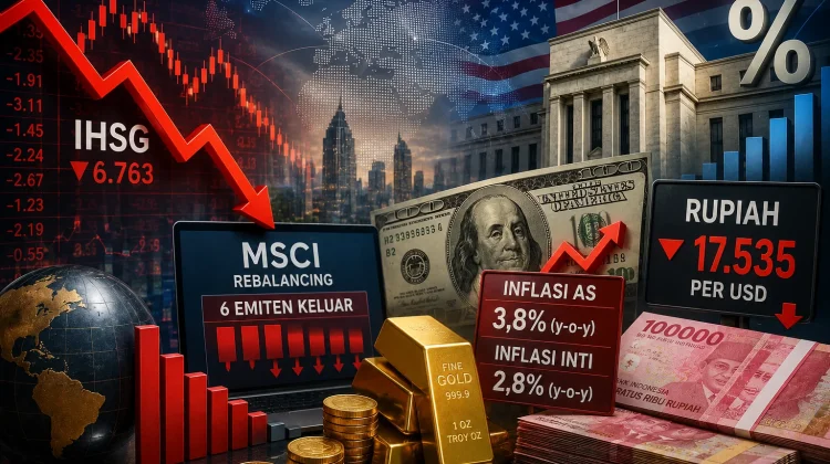 Kabar dari MSCI Picu Pelemahan IHSG, Rupiah Kembali Melemah di Atas Rp17.500