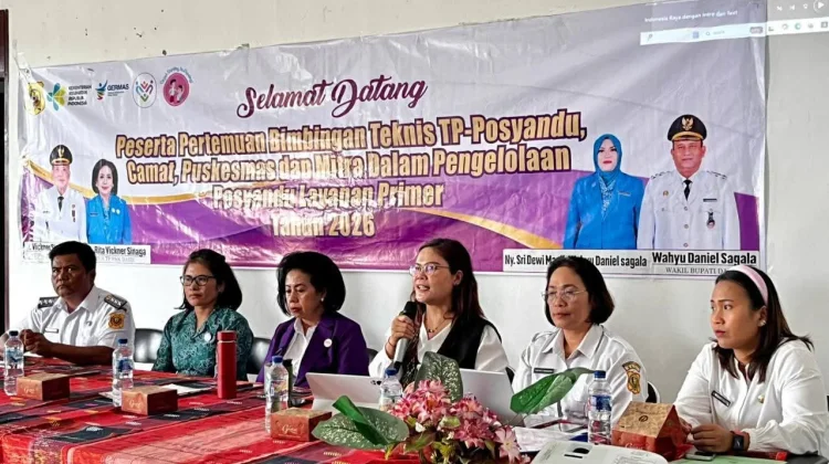 Ketua TP PKK Dairi Hadiri Bimtek Pengelolaan Posyandu Layanan Primer