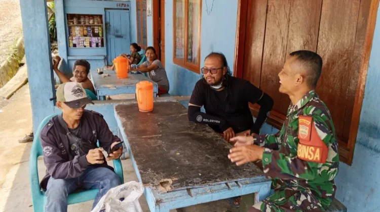 Babinsa Koramil 06/Kerajaan Ajak Warga Cerdas Bermedia Sosial