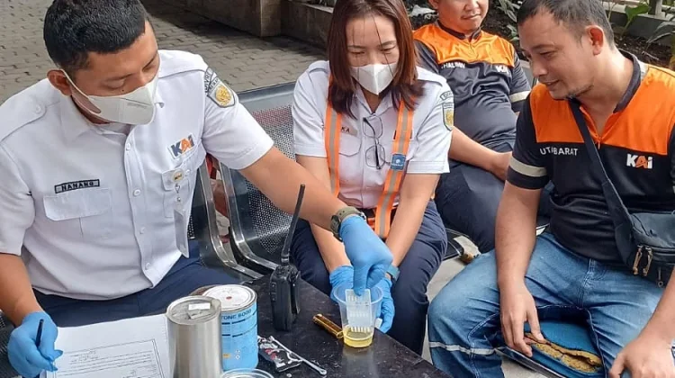 KAI Divre I Sumut Gelar Sidak Narkoba untuk Petugas Operasional