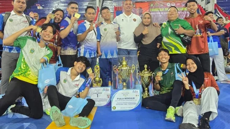 Para Taekwondo NPC Sumut Sukses Pertahankan Juara Umum Pancasila Cup