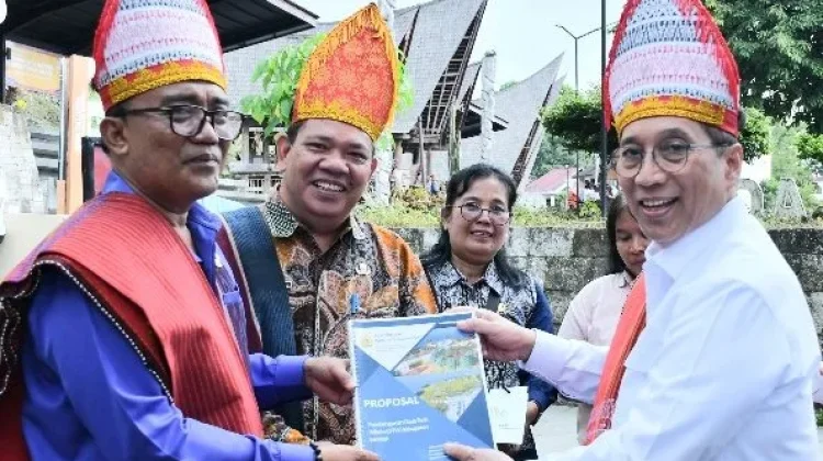 Wabup Samosir Sambut Kunjungan Wamen PPN