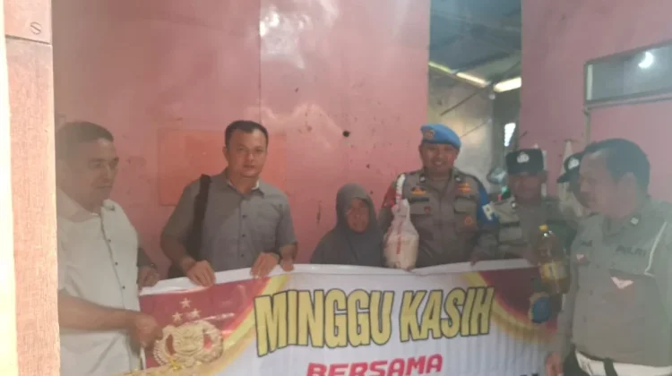 Polres Tanjungbalai Berbagi Sembako dan Serap Aspirasi