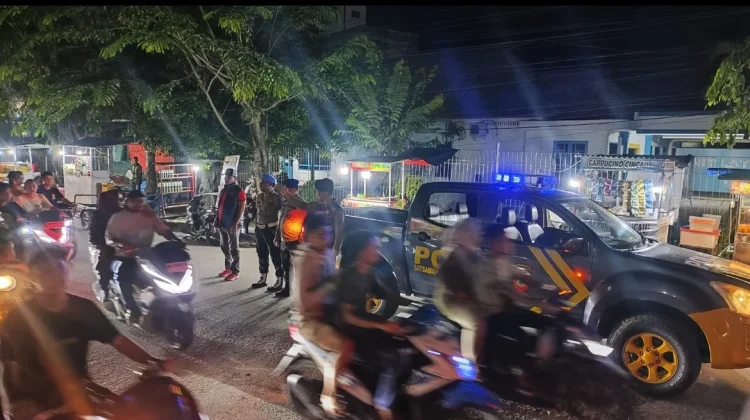 Polres Tanjungbalai Amankan Pusat Keramaian