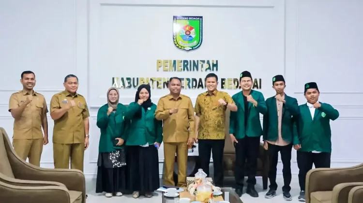 Pemkab Sergai Terima Audiensi Pelajar Al Washliyah