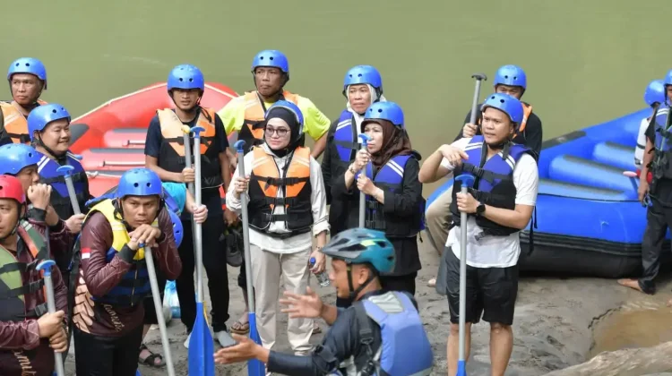 Pramuka Sergai Promosikan Wisata Arung Jeram