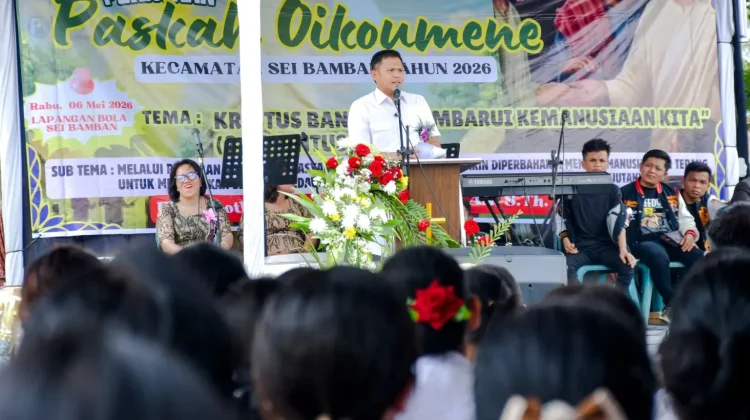 Wabup Sergai Hadiri Paskah Oikumene Sei Bamban