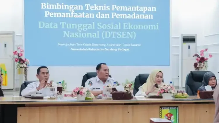 Pemkab Sergai Gelar Bimtek Pemanfaatan DTSEN