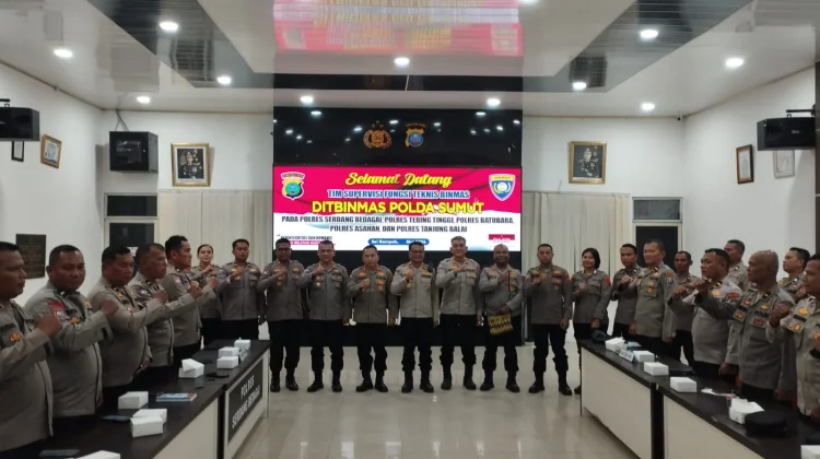 Sat Binmas Polres Tanjungbalai Hadiri Latkatpuan Polmas Polda Sumut