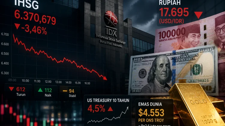 IHSG Kian Melorot ke Level 5.692 di Sesi Pertama