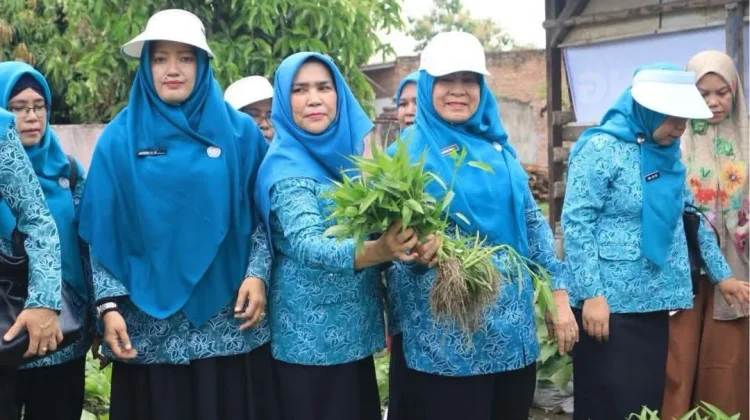Ketua TP PKK Kota Binjai Tinjau: Aku Hatinya PKK di Kelurahan Sumber Mulyo Rejo