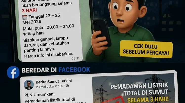Pesan Berantai Pemadaman Listrik Tiga Hari, PLN: Tidak Benar