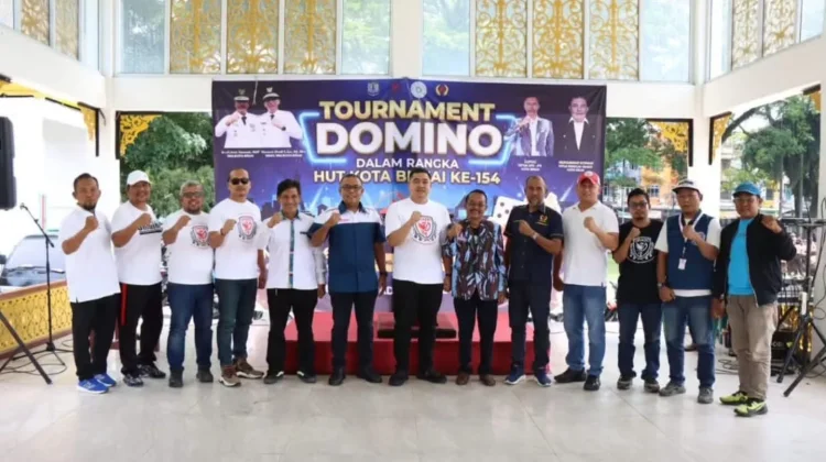 Turnamen Domino HUT Kota Binjai Diikuti 64 Tim