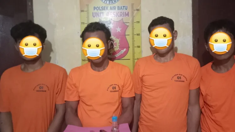 Polsek Air Batu Amankan Empat Pengguna Narkoba