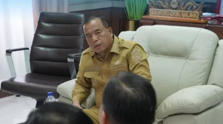 Bupati Karo Terima Audiensi Calon Paskibraka Tingkat Nasional