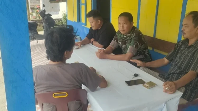 Babinsa 03/Parongil Dengarkan Keluhan Masyarakat soal Knalpot Brong