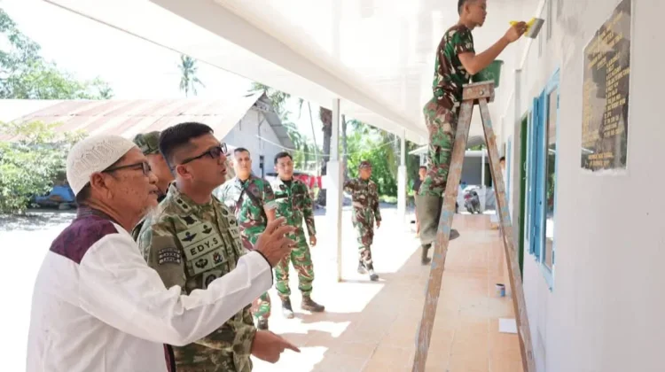 Dandim 0208 Asahan Pastikan Proses Renovasi Panti Asuhan Berjalan Baik