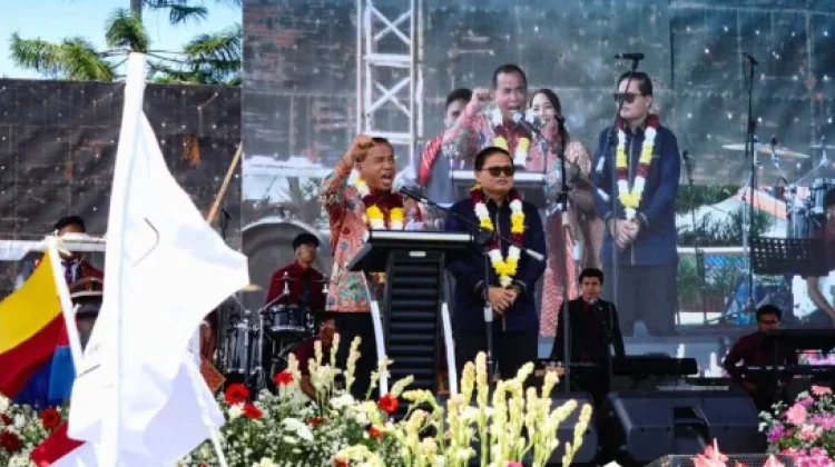 Bupati Karo Hadiri Perayaan HUT ke-105 GPdI dan Hari Pentakosta