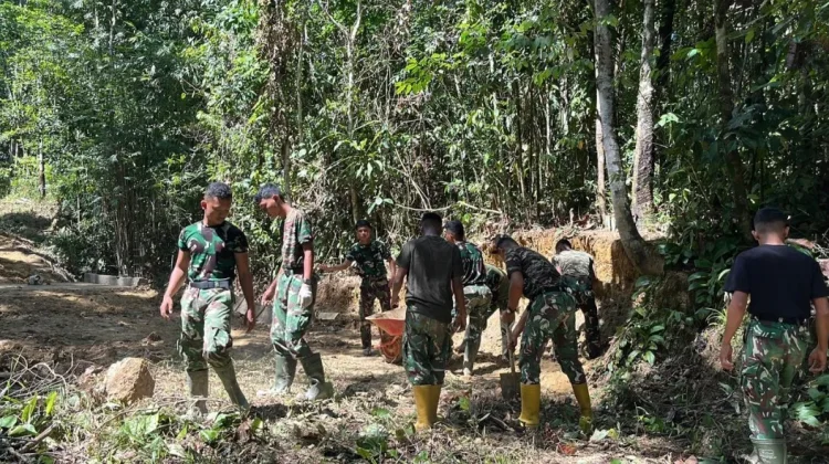 Pembangunan Jembatan Aramco di Gunung Sitoli