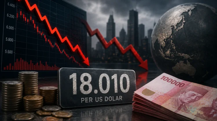 Rupiah Tembus Rp18.000 per Dolar AS, IHSG Kian Tertekan