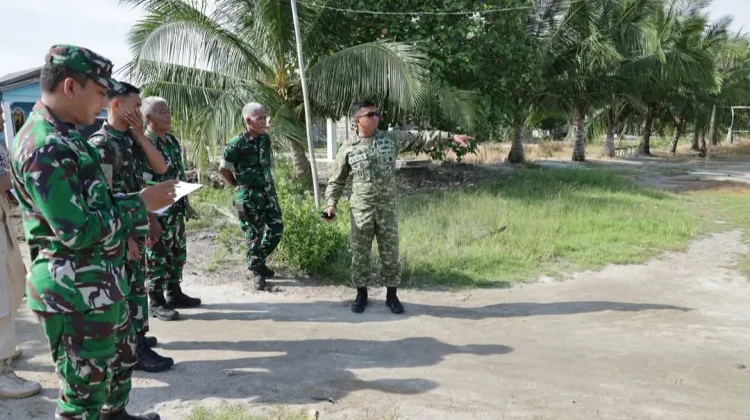 Dandim Asahan Tinjau Lokasi TMMD Ke-129 di Desa Kapal Merah