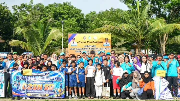 Ratusan Pelajar SD Ikuti 02SN Kabupaten Deli Serdang