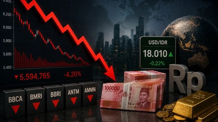 Rupiah Menguat Tipis, IHSG Tertekan