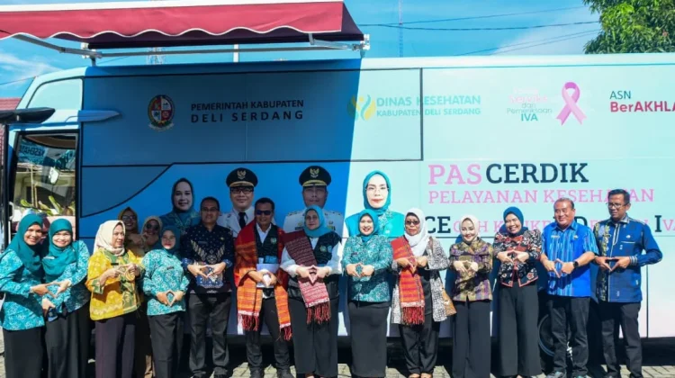 TP PKK Deli Serdang Kenalkan Mobile IVA Test