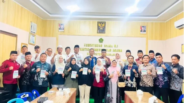 Kemenag Asahan Gelar Sosialisasi Wajib Sertifikasi Halal