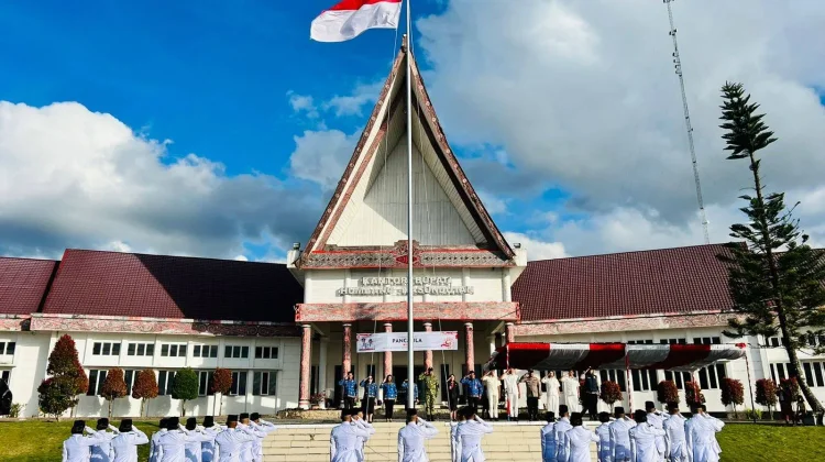 Puluhan Anggota Paskibraka Humbahas Resmi Jadi Purnapaskibraka