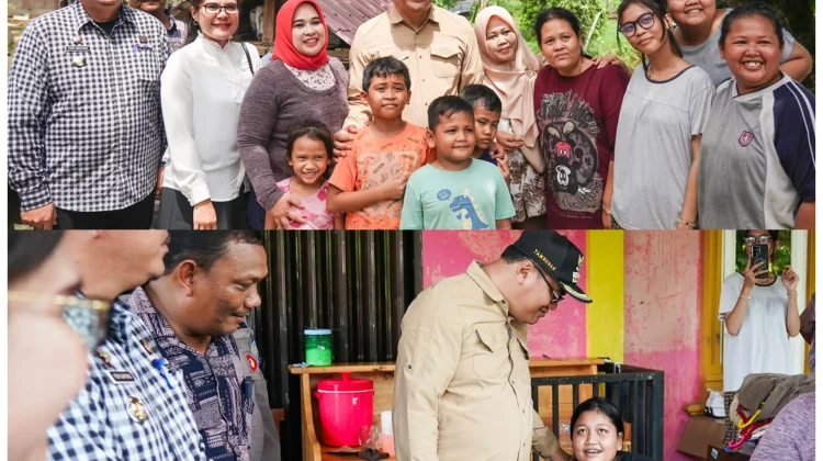 Bupati Deli Serdang Tinjau Warga Terdampak Bencana