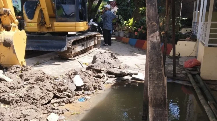 Pipa JDU Bocor, Distribusi Air Perumda Tirtanadi di Medan Terganggu