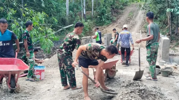 Harapan Baru Warga Botombawo, Jembatan Aramco Hampir Rampung