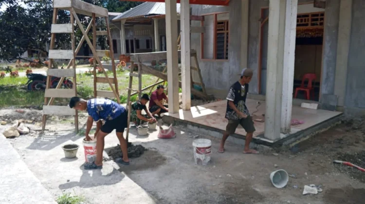 Rehab Gereja Ebenhezer Program Karya Bakti Skala Besar TNI Rampung di Nias Utara