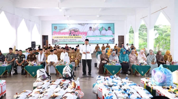 Bupati Asahan Sambut 240 Jemaah Haji, Satu Jemaah Dirawat di Makkah