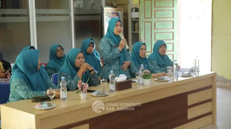TP PKK Asahan Monitoring Lomba HKG PKK di Pulau Rakyat dan Rahuning
