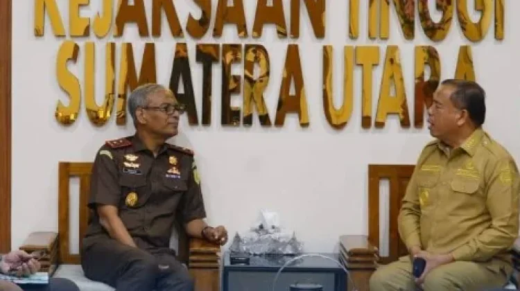 Perkuat Sinergi Dengan Adhyaksa, Bupati Karo Kunjungi Kejati Sumut