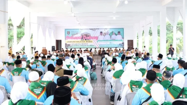 Pemkab Asahan Sambut Kepulangan Jemaah Haji