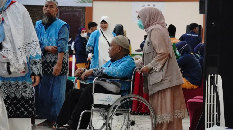 Sebanyak 359 Jemaah Haji Kloter 08 Debarkasi Medan Tiba Selamat