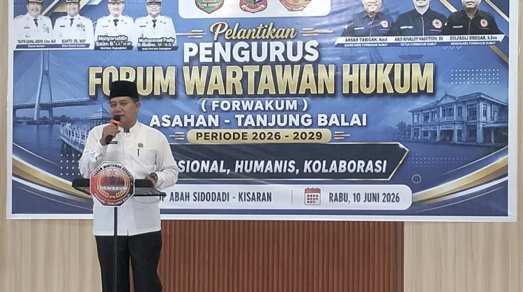 Pemko Tanjungbalai Hadiri Pelantikan Pengurus FORWAKUM Asahan-Tanjungbalai