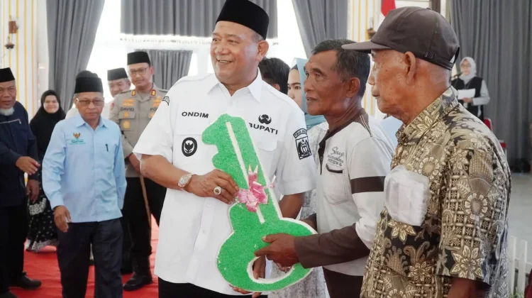Bupati Langkat, Apresiasi Baznas Salurkan Bantuan Rp224 Juta untuk Warga Langkat