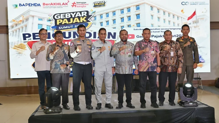 Apresiasi Masyarakat Taat Pajak, Pemprov Sumut Undi 936 Hadiah Gebyar Pajak