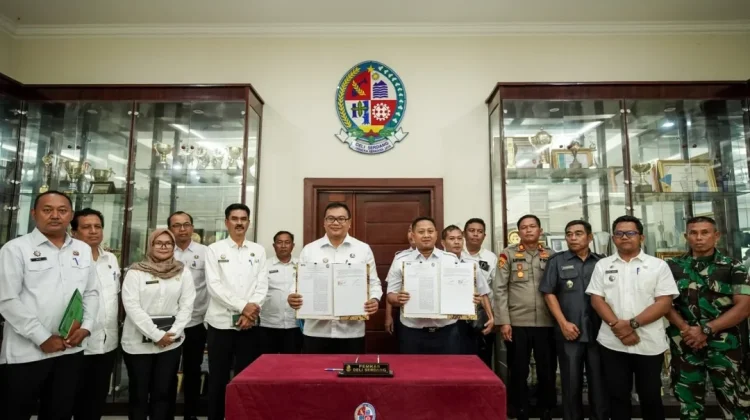 Pemkab dan PT KAI Teken MoU Penataan Kawasan Eks Stasiun Deli Tua