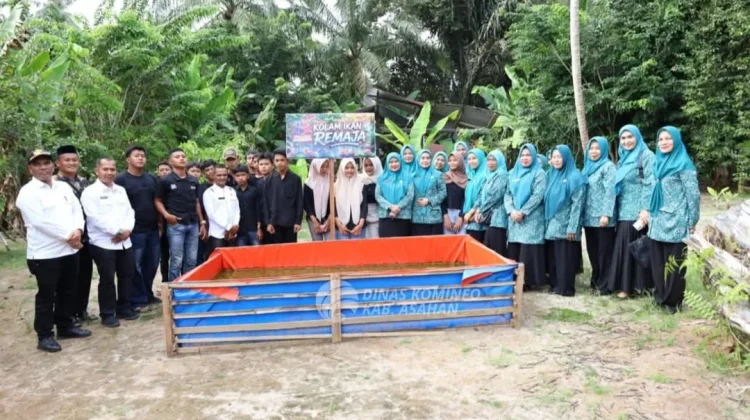 TP PKK Kabupaten Asahan Tinjau Pelaksanaan Program Pokja I di Desa Tanjung Asri