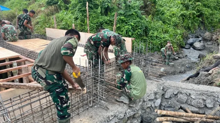 Jembatan Beton Desa Tuhoowo Rampung, Perkuat Akses Dua Kecamatan di Nias Selatan