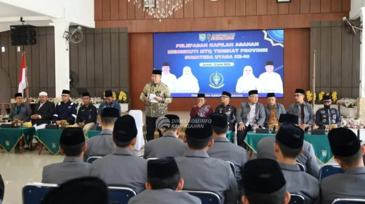 Bupati Asahan Lepas Kafilah Asahan Ikuti MTQ Tingkat Provinsi