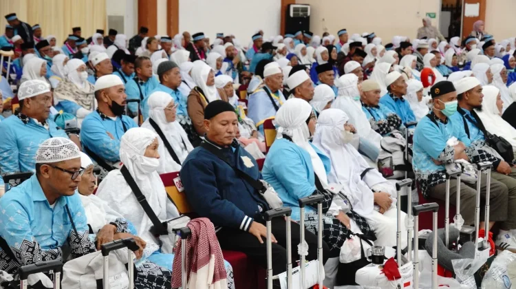 Kloter 11 Debarkasi Medan Tiba, Jemaah Diajak Tebar Kebaikan